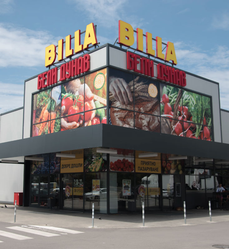 Numerous BILLA Markets reconstructions